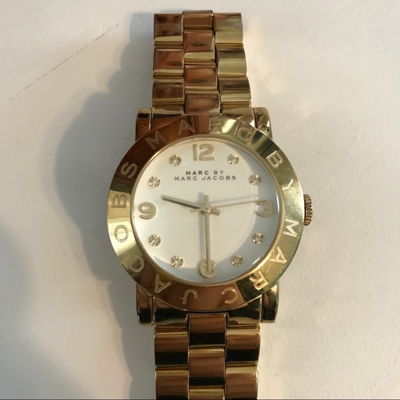 Marc By Marc Jacobs Small Amy Gold Watch - Picture 4 of 8